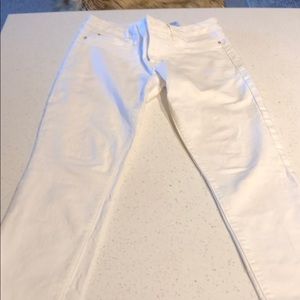 Marciano white cropped jeans